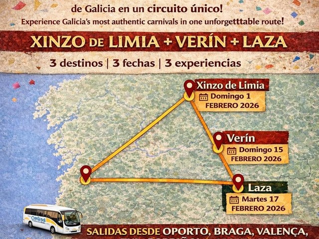 The Ourense Entroido Triangle